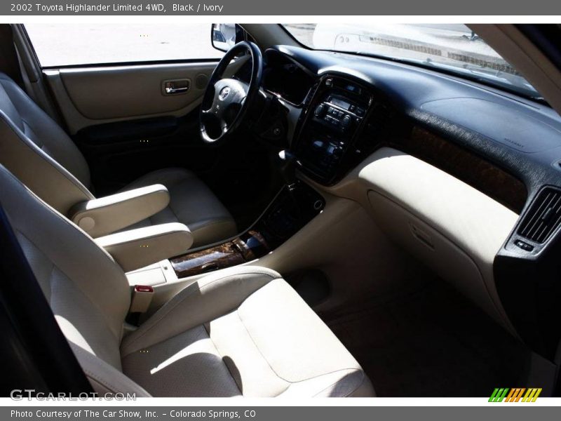 Black / Ivory 2002 Toyota Highlander Limited 4WD