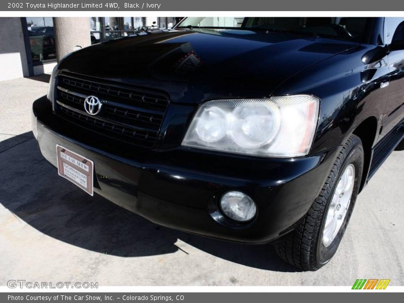 Black / Ivory 2002 Toyota Highlander Limited 4WD