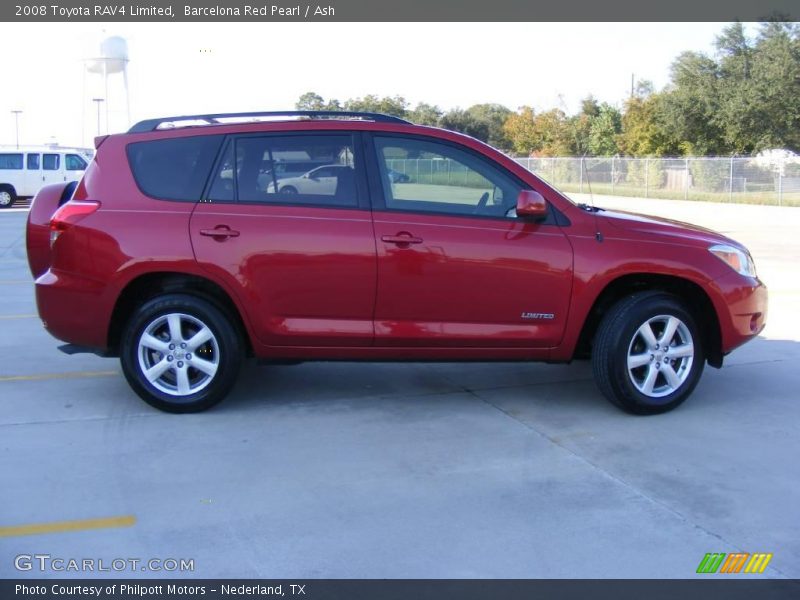 Barcelona Red Pearl / Ash 2008 Toyota RAV4 Limited