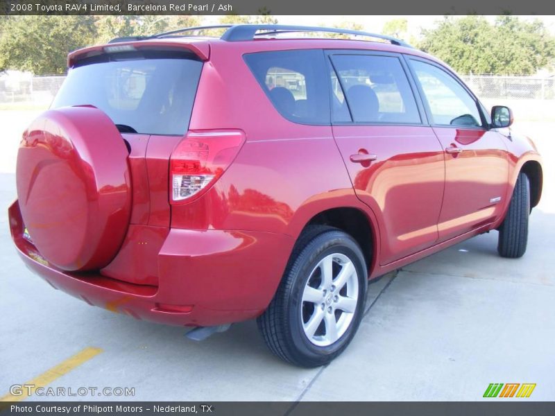 Barcelona Red Pearl / Ash 2008 Toyota RAV4 Limited