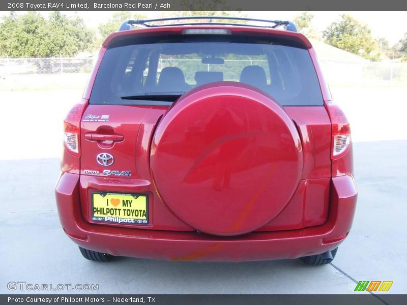 Barcelona Red Pearl / Ash 2008 Toyota RAV4 Limited