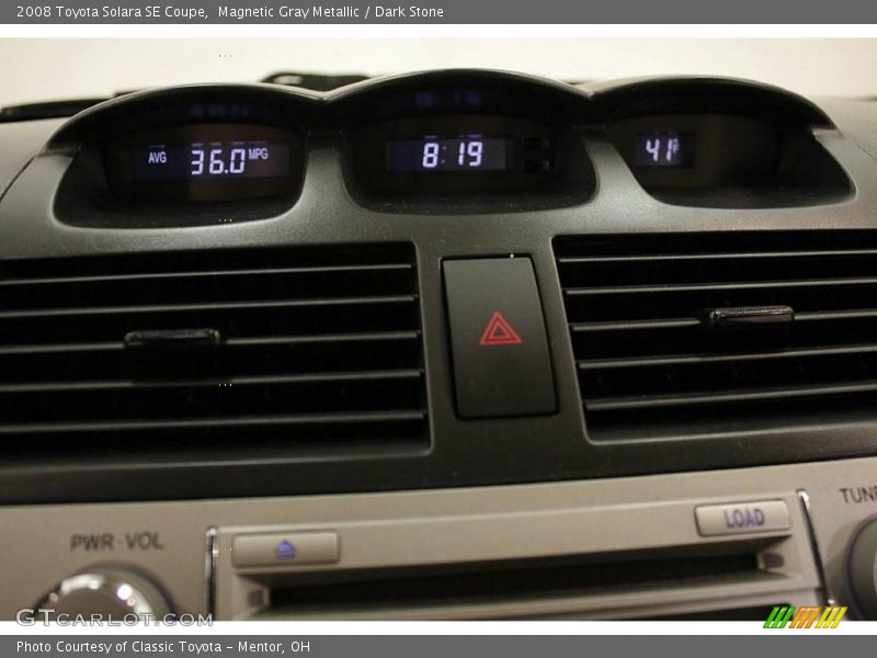 Magnetic Gray Metallic / Dark Stone 2008 Toyota Solara SE Coupe
