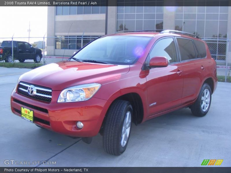 Barcelona Red Pearl / Ash 2008 Toyota RAV4 Limited