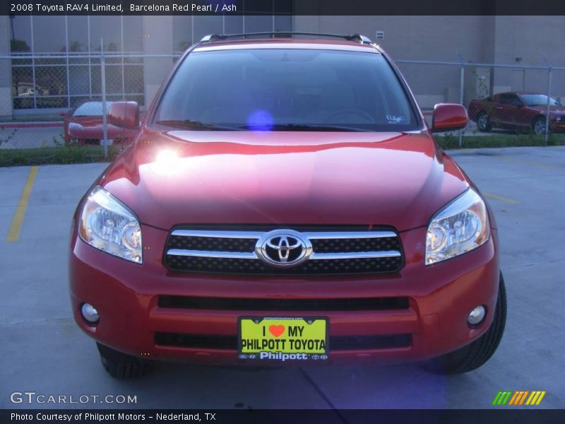 Barcelona Red Pearl / Ash 2008 Toyota RAV4 Limited