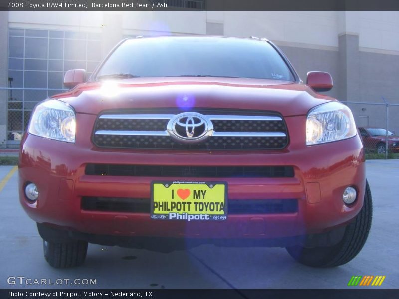 Barcelona Red Pearl / Ash 2008 Toyota RAV4 Limited