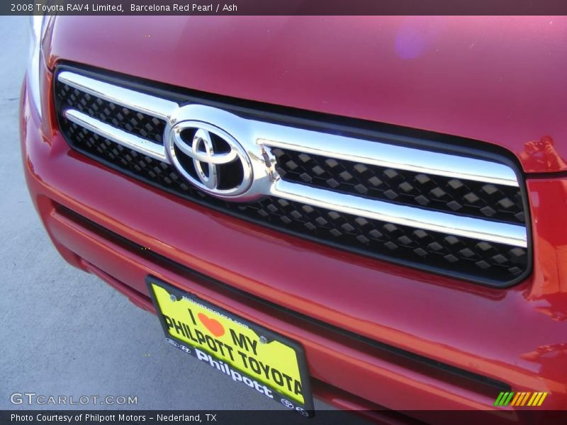 Barcelona Red Pearl / Ash 2008 Toyota RAV4 Limited