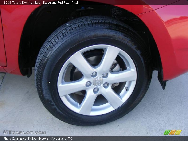 Barcelona Red Pearl / Ash 2008 Toyota RAV4 Limited