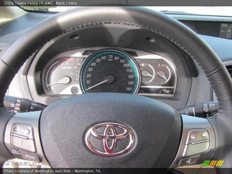 Black / Ivory 2009 Toyota Venza V6 AWD