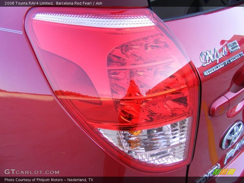 Barcelona Red Pearl / Ash 2008 Toyota RAV4 Limited