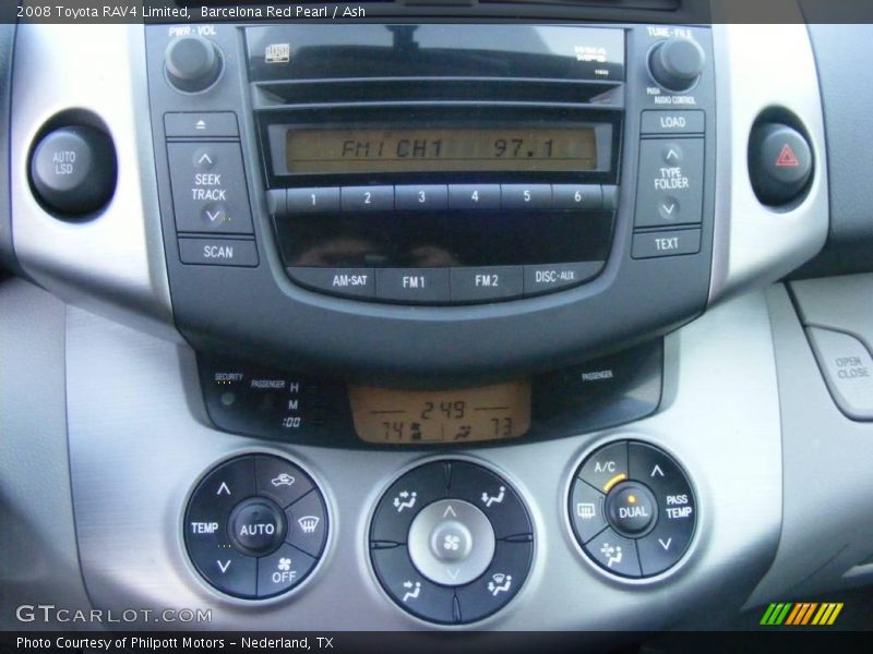 Barcelona Red Pearl / Ash 2008 Toyota RAV4 Limited