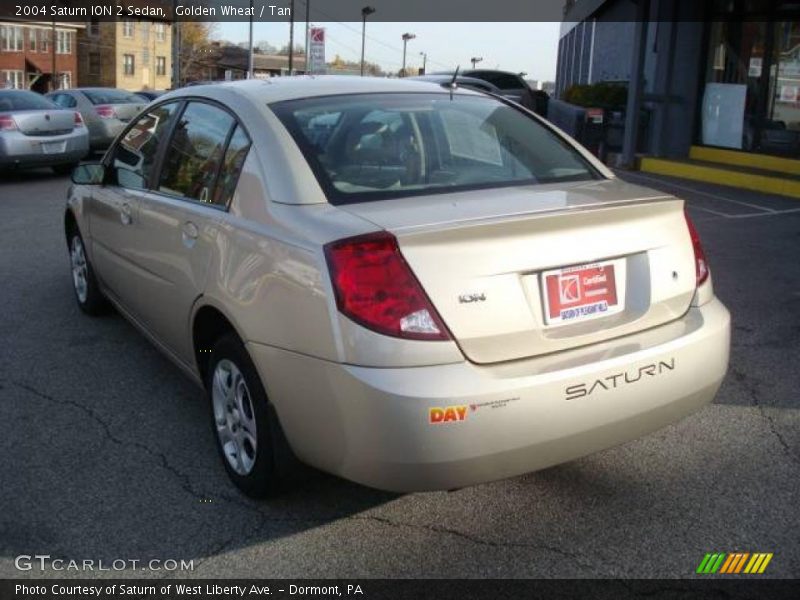 Golden Wheat / Tan 2004 Saturn ION 2 Sedan
