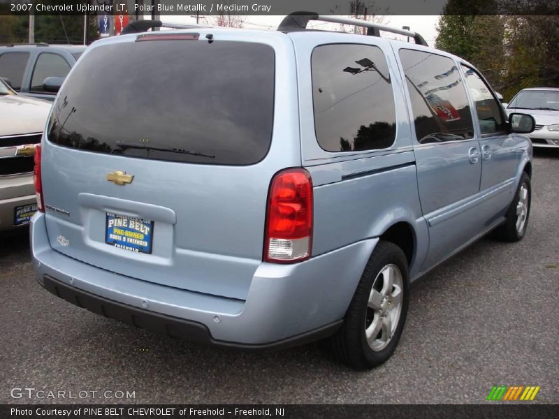 Polar Blue Metallic / Medium Gray 2007 Chevrolet Uplander LT
