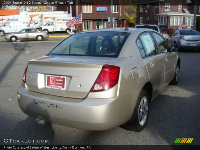 Golden Wheat / Tan 2004 Saturn ION 2 Sedan