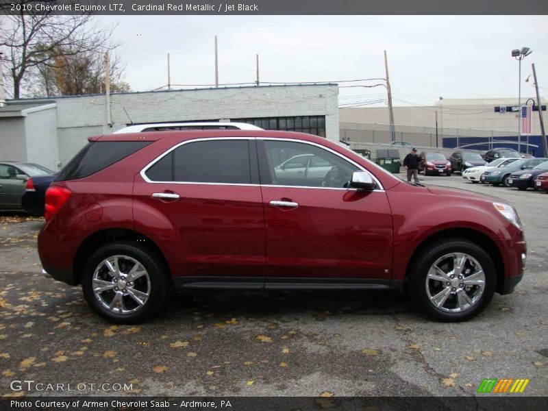 Cardinal Red Metallic / Jet Black 2010 Chevrolet Equinox LTZ