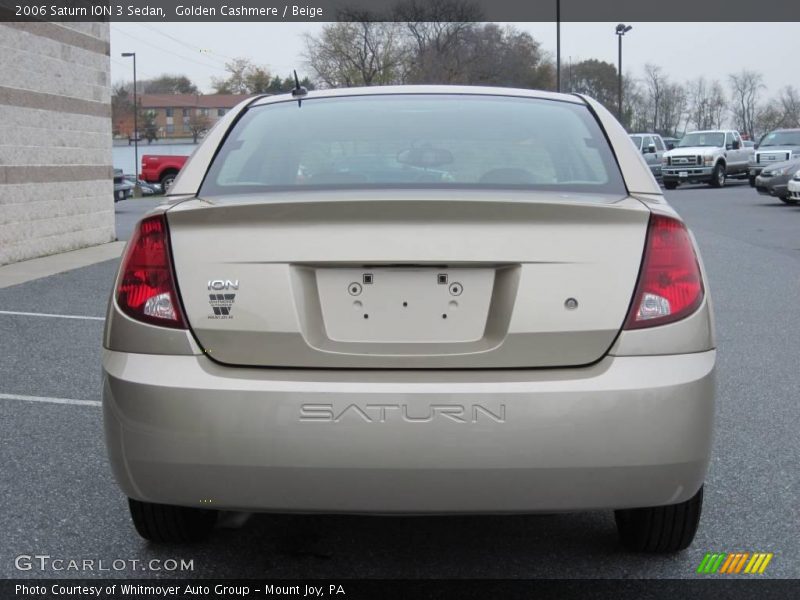 Golden Cashmere / Beige 2006 Saturn ION 3 Sedan