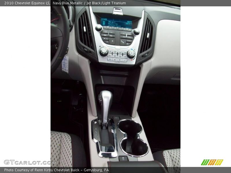 Navy Blue Metallic / Jet Black/Light Titanium 2010 Chevrolet Equinox LS