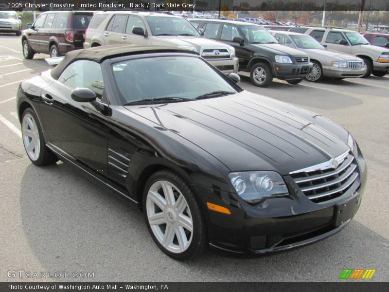 Black / Dark Slate Grey 2005 Chrysler Crossfire Limited Roadster