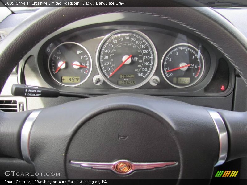 Black / Dark Slate Grey 2005 Chrysler Crossfire Limited Roadster