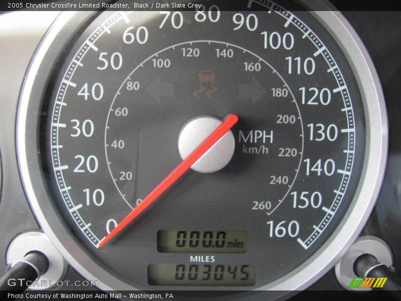 Black / Dark Slate Grey 2005 Chrysler Crossfire Limited Roadster