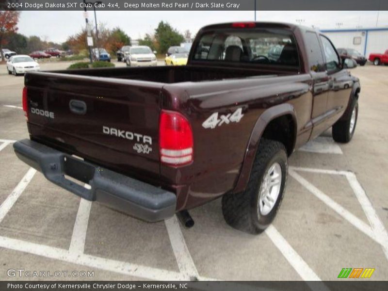 Deep Molten Red Pearl / Dark Slate Gray 2004 Dodge Dakota SXT Club Cab 4x4