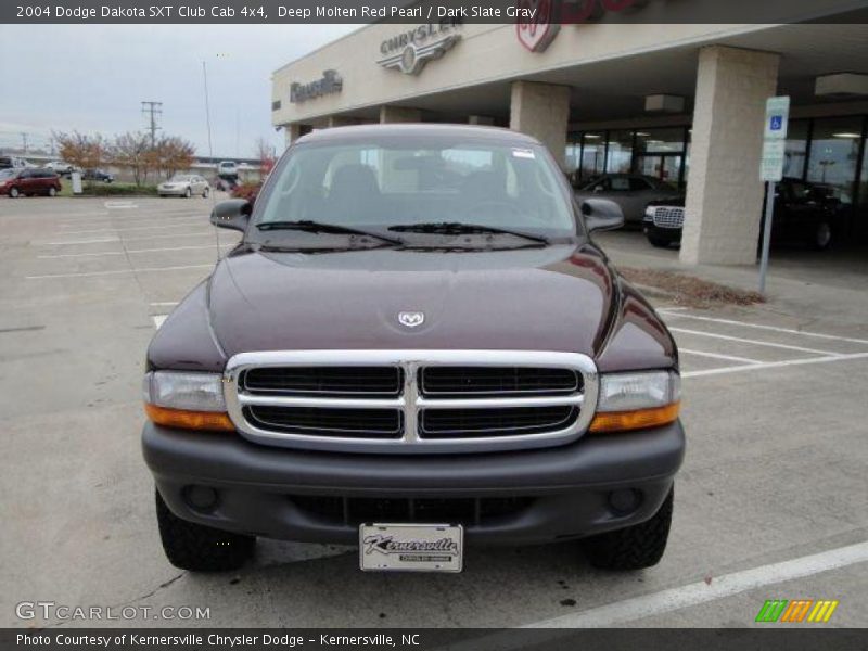 Deep Molten Red Pearl / Dark Slate Gray 2004 Dodge Dakota SXT Club Cab 4x4
