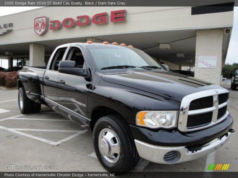 Black / Dark Slate Gray 2005 Dodge Ram 3500 ST Quad Cab Dually