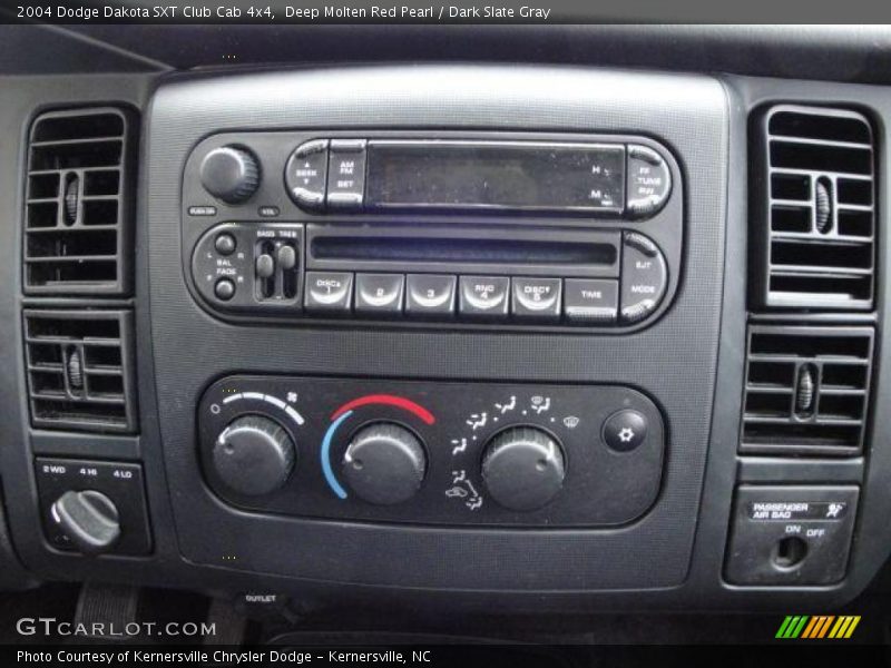 Deep Molten Red Pearl / Dark Slate Gray 2004 Dodge Dakota SXT Club Cab 4x4