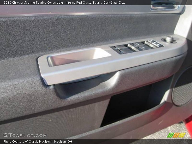 Inferno Red Crystal Pearl / Dark Slate Gray 2010 Chrysler Sebring Touring Convertible