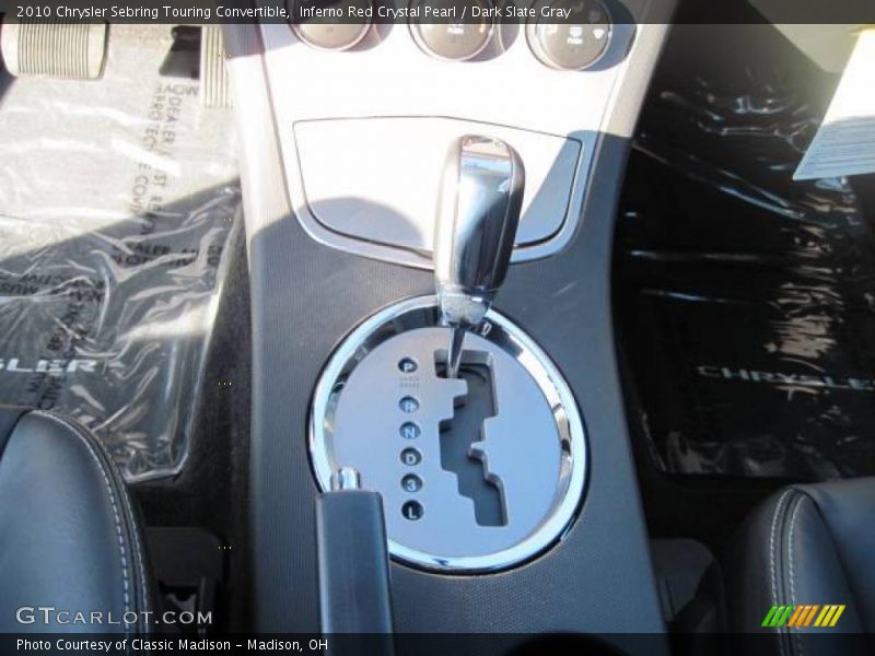 Inferno Red Crystal Pearl / Dark Slate Gray 2010 Chrysler Sebring Touring Convertible
