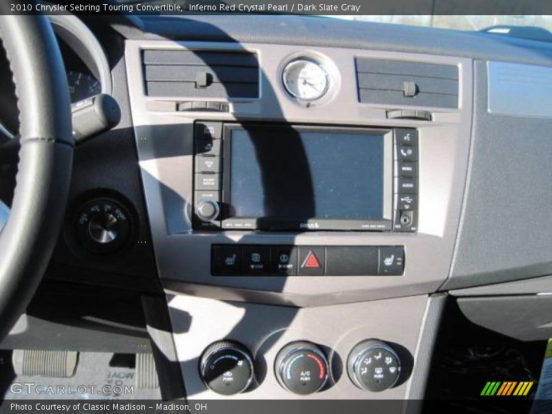 Inferno Red Crystal Pearl / Dark Slate Gray 2010 Chrysler Sebring Touring Convertible
