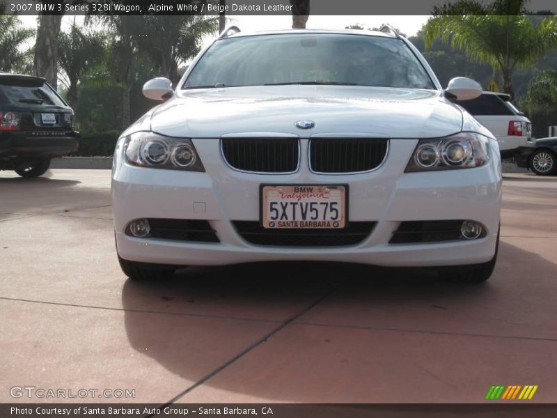 Alpine White / Beige Dakota Leather 2007 BMW 3 Series 328i Wagon