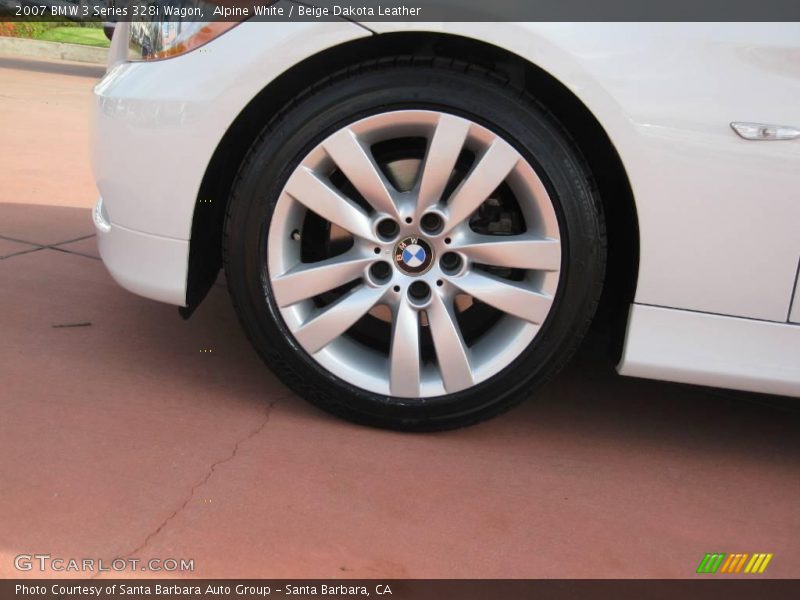 Alpine White / Beige Dakota Leather 2007 BMW 3 Series 328i Wagon