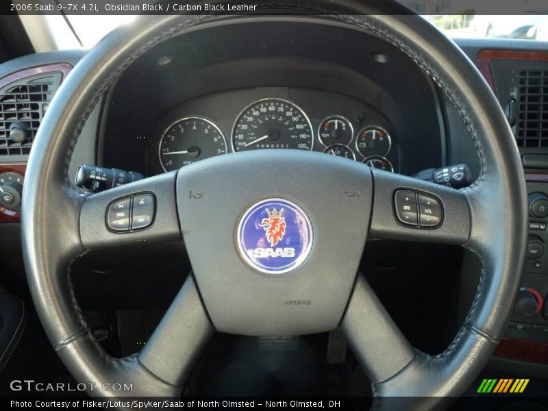 Obsidian Black / Carbon Black Leather 2006 Saab 9-7X 4.2i