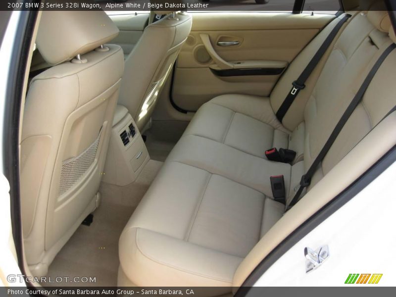 Alpine White / Beige Dakota Leather 2007 BMW 3 Series 328i Wagon