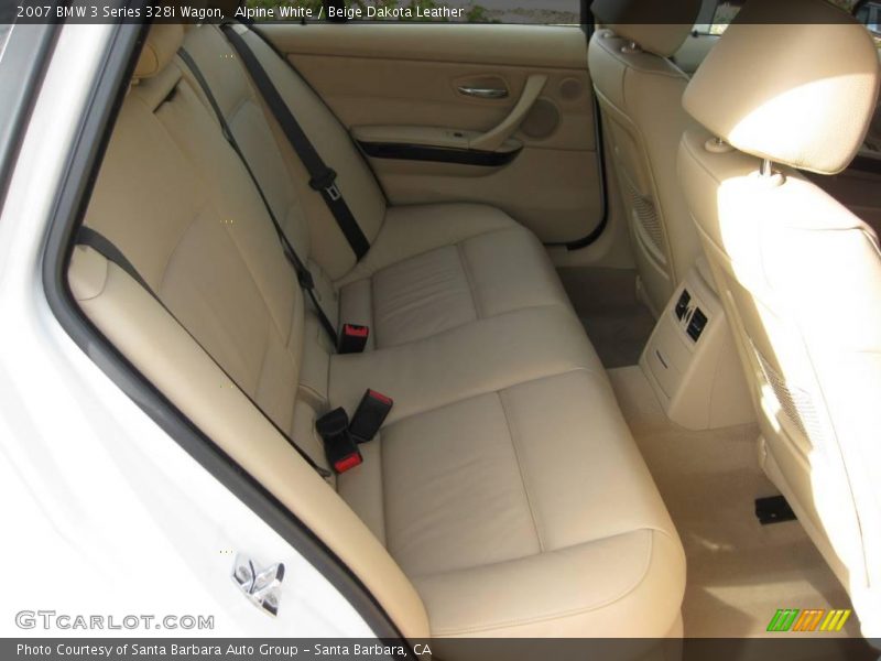 Alpine White / Beige Dakota Leather 2007 BMW 3 Series 328i Wagon