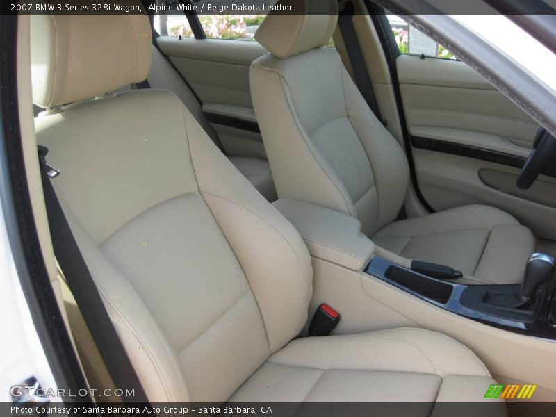 Alpine White / Beige Dakota Leather 2007 BMW 3 Series 328i Wagon