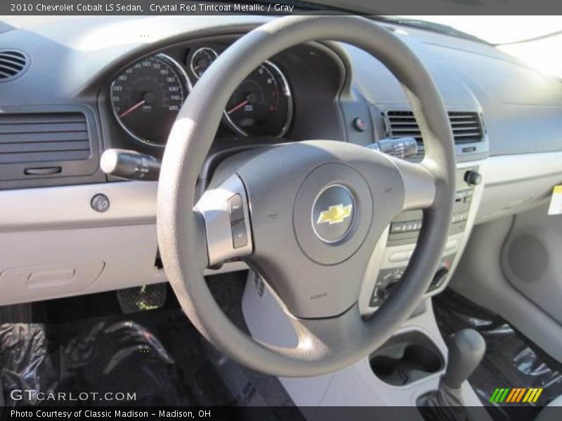 Crystal Red Tintcoat Metallic / Gray 2010 Chevrolet Cobalt LS Sedan