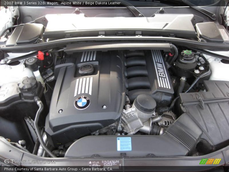 Alpine White / Beige Dakota Leather 2007 BMW 3 Series 328i Wagon
