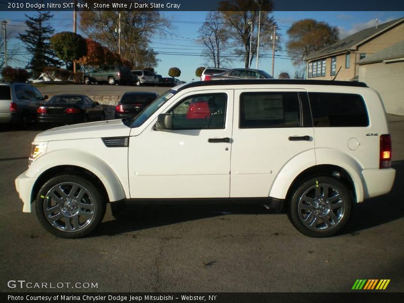 Stone White / Dark Slate Gray 2010 Dodge Nitro SXT 4x4