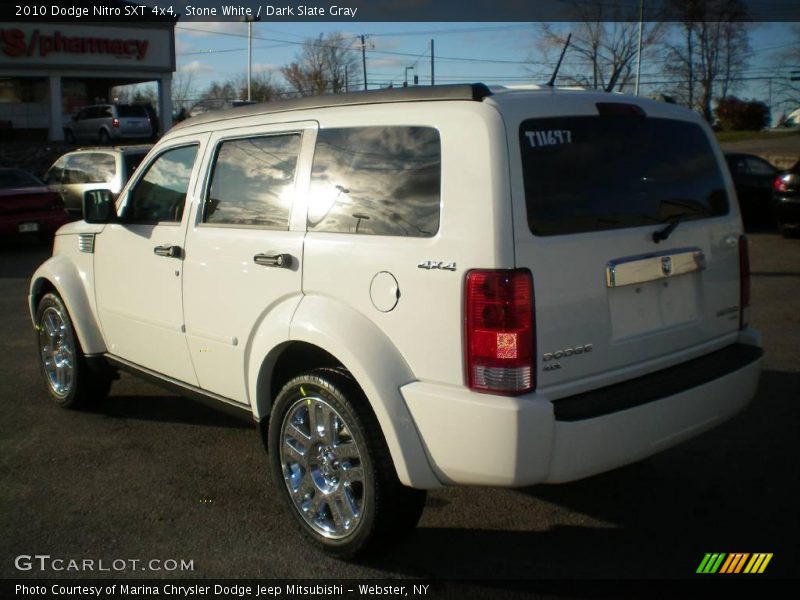 Stone White / Dark Slate Gray 2010 Dodge Nitro SXT 4x4