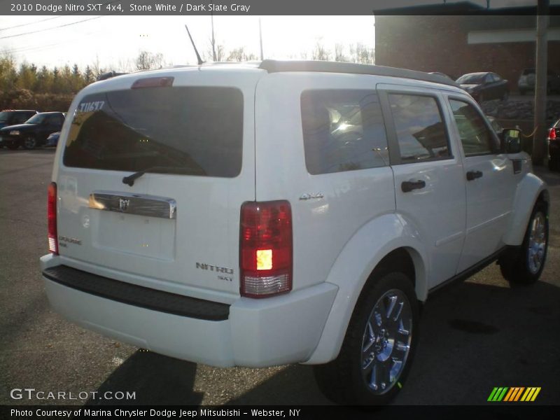 Stone White / Dark Slate Gray 2010 Dodge Nitro SXT 4x4