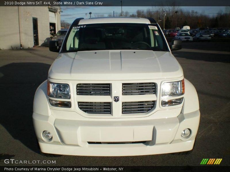 Stone White / Dark Slate Gray 2010 Dodge Nitro SXT 4x4