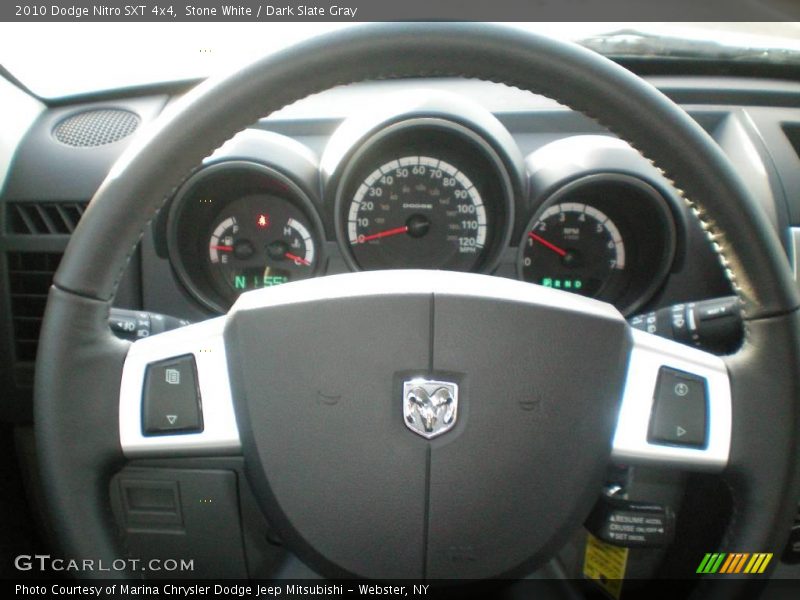 Stone White / Dark Slate Gray 2010 Dodge Nitro SXT 4x4