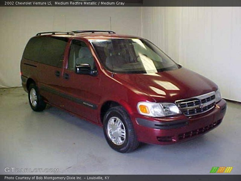 Medium Redfire Metallic / Medium Gray 2002 Chevrolet Venture LS