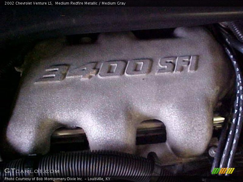 Medium Redfire Metallic / Medium Gray 2002 Chevrolet Venture LS