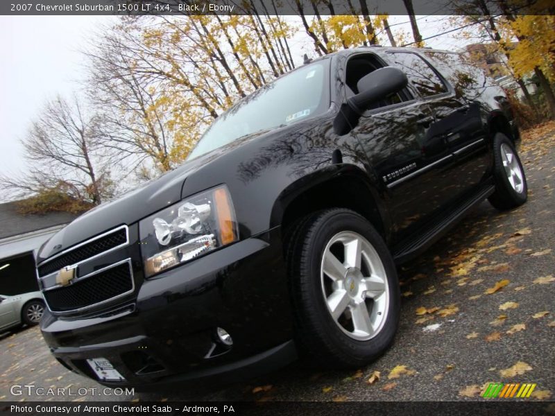 Black / Ebony 2007 Chevrolet Suburban 1500 LT 4x4
