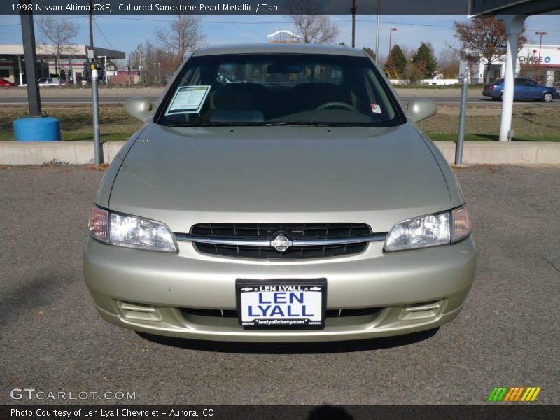 Cultured Sandstone Pearl Metallic / Tan 1998 Nissan Altima GXE