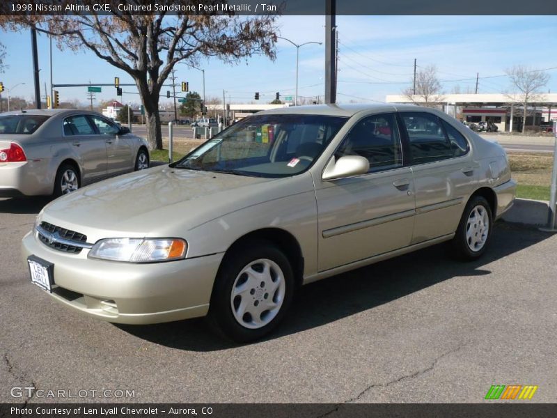 Cultured Sandstone Pearl Metallic / Tan 1998 Nissan Altima GXE