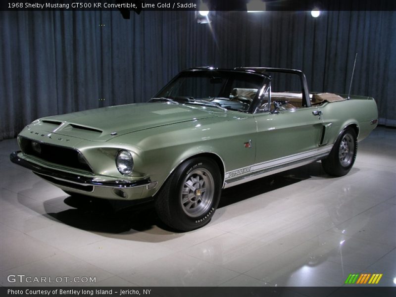Front 3/4 View of 1968 Mustang GT500 KR Convertible