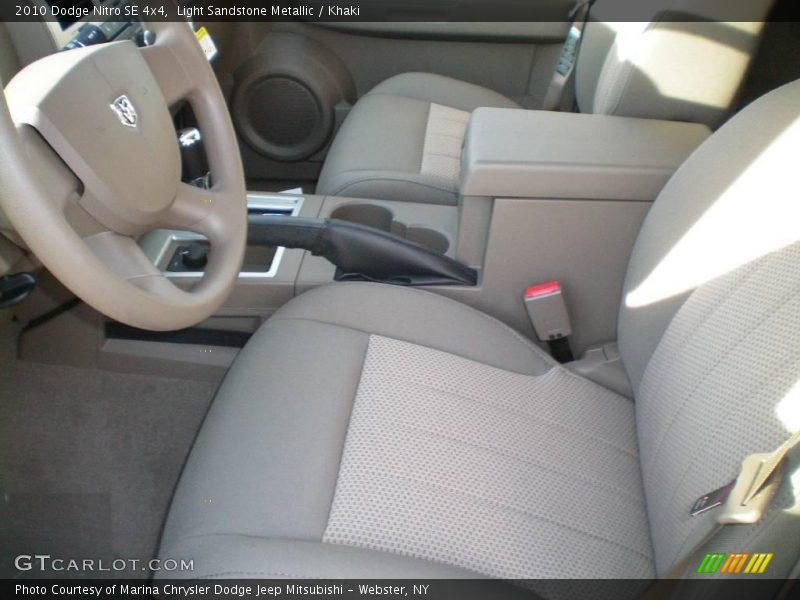 Light Sandstone Metallic / Khaki 2010 Dodge Nitro SE 4x4